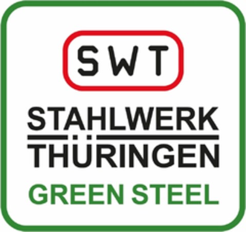 SWT STAHLWERK THÜRINGEN GREEN STEEL Logo (DPMA, 10/21/2021)