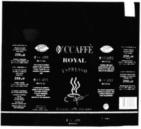 O'CCAFFE ROYAL ESPRESSO Logo (DPMA, 05.06.2003)