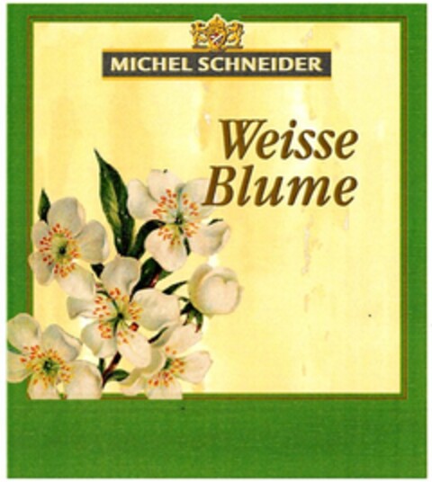 Weisse Blume Logo (DPMA, 16.10.2003)