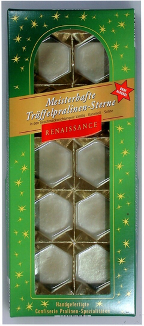 RENAISSANCE Trüffelpralinen-Sterne Logo (DPMA, 06.11.2003)