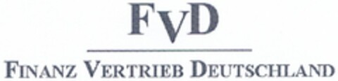 FVD FINANZ VERTRIEB DEUTSCHLAND Logo (DPMA, 09/22/2005)