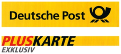 Deutsche Post PLUSKARTE EXKLUSIV Logo (DPMA, 23.01.2007)