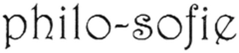 philo - sofie Logo (DPMA, 05/04/2007)