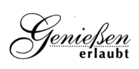 Genießen erlaubt Logo (DPMA, 07.03.1995)