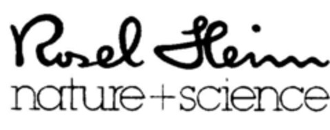 Rosel Heim nature+science Logo (DPMA, 07.07.1995)