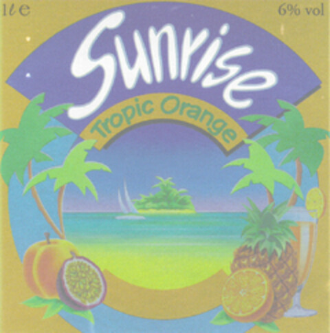 Sunrise Tropic Orange Logo (DPMA, 12.07.1995)