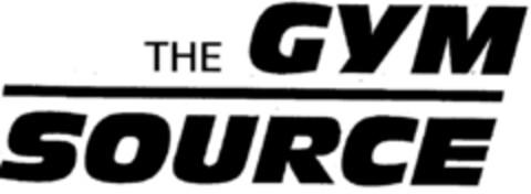 THE GYM SOURCE Logo (DPMA, 07.09.1996)