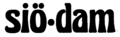 siö·dam Logo (DPMA, 06.12.1997)