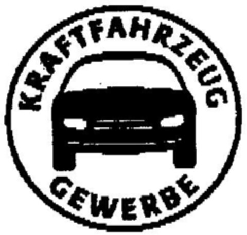 KRAFTFAHRZEUG GEWERBE Logo (DPMA, 03.11.1998)