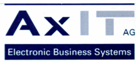 AxIT AG Electronic Business Systems Logo (DPMA, 19.02.1999)