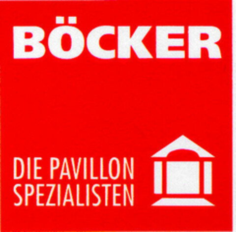 BÖCKER DIE PAVILLON SPEZIALISTEN Logo (DPMA, 04/01/1999)