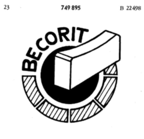 BECORIT Logo (DPMA, 20.05.1960)