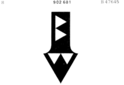 902681 Logo (DPMA, 10.03.1972)