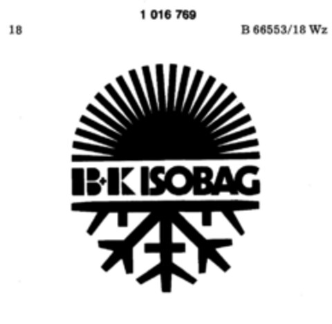 B+K ISOBAG Logo (DPMA, 27.08.1980)