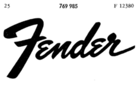 Fender Logo (DPMA, 02/05/1962)