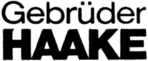 Gebrüder HAAKE Logo (DPMA, 10.07.1991)