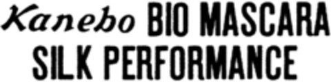 Kanebo BIO MASCARA SILK PERFORMANCE Logo (DPMA, 16.10.1990)