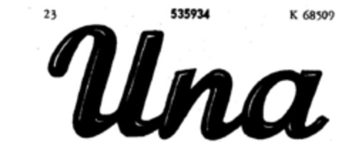 Una Logo (DPMA, 29.11.1939)