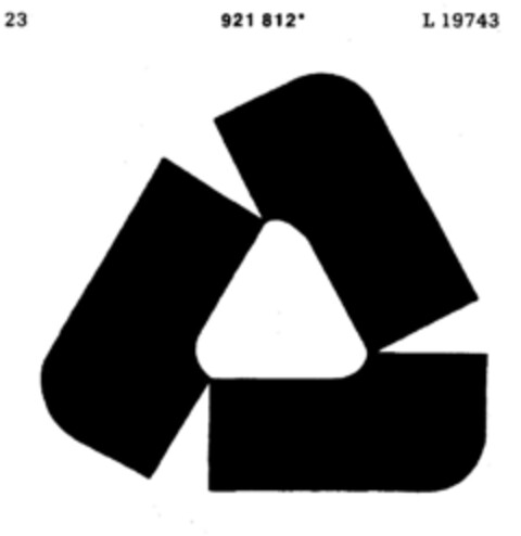921812 Logo (DPMA, 02/25/1974)