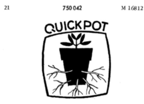 QUICKPOT Logo (DPMA, 30.08.1960)