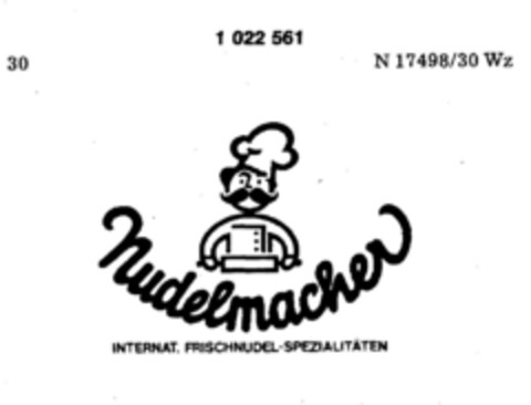 Nudelmacher Logo (DPMA, 24.02.1981)