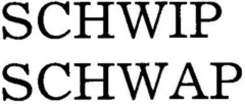SCHWIP SCHWAP Logo (DPMA, 31.03.1984)
