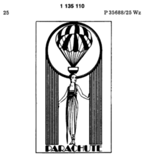 PARACHUTE Logo (DPMA, 25.09.1987)