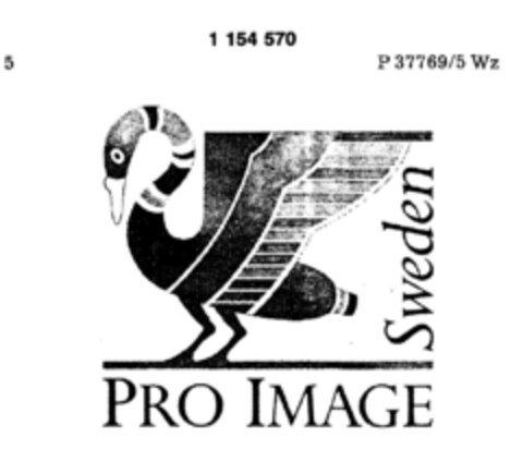 PRO IMAGE Sweden Logo (DPMA, 17.03.1989)