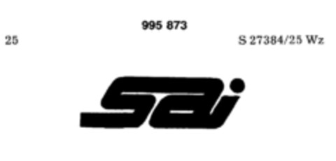 Sai Logo (DPMA, 29.11.1973)