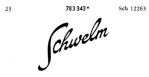 Schwelm Logo (DPMA, 13.11.1959)