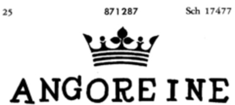ANGOREINE Logo (DPMA, 01.03.1965)