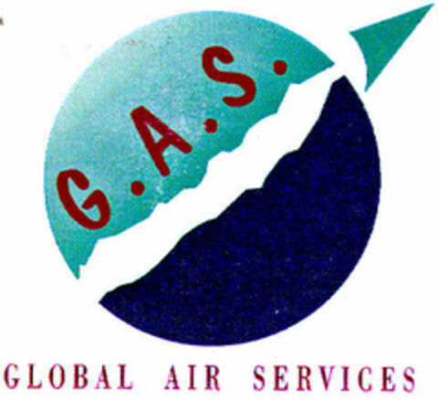 G.A.S. GLOBAL AIR SERVICES Logo (DPMA, 08/30/1994)