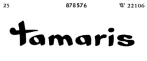 tamaris Logo (DPMA, 02/12/1970)