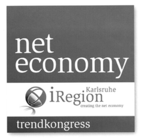 net economy iRegion Karlsruhe creating the net economy trendkongress Logo (DPMA, 09/22/2008)