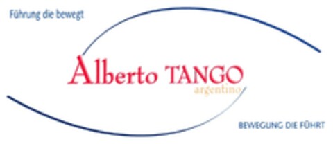 Führung die bewegt Alberto TANGO argentino BEWEGUNG DIE FÜHRT Logo (DPMA, 01/28/2009)