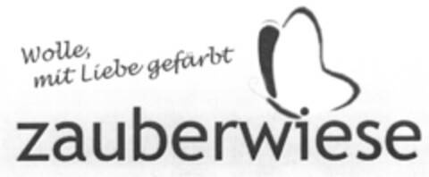 zauberwiese Wolle, mit Liebe gefärbt Logo (DPMA, 05.03.2010)