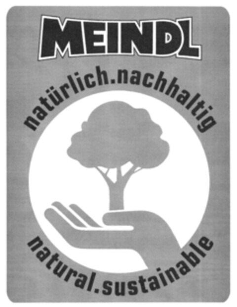 MEINDL natürlich.nachhaltig natural.sustainable Logo (DPMA, 01.07.2010)