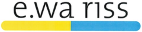 e.wa riss Logo (DPMA, 07.10.2011)