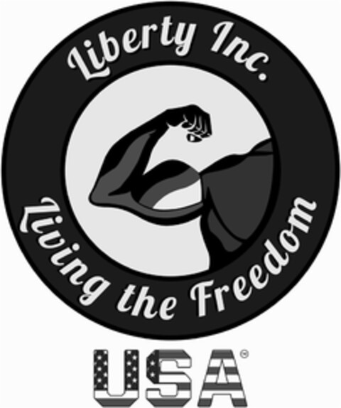 Liberty Inc. Living the Freedom USA Logo (DPMA, 10.11.2015)