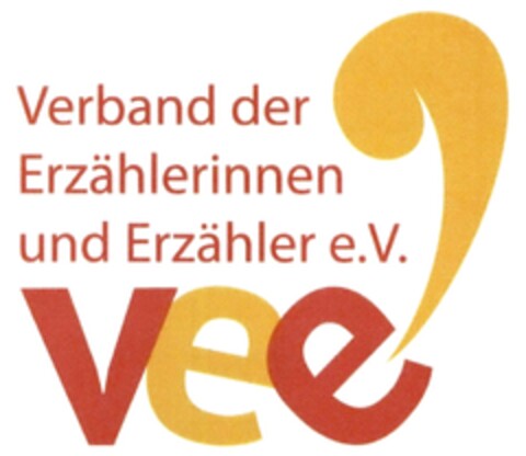 Verband der Erzählerinnen und Erzähler e.V. vee Logo (DPMA, 07/13/2017)