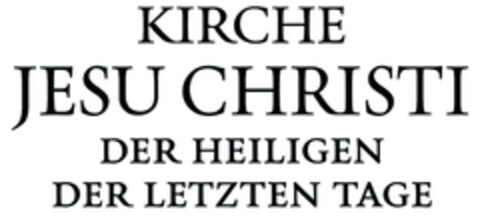 KIRCHE JESU CHRISTI Logo (DPMA, 27.03.2020)