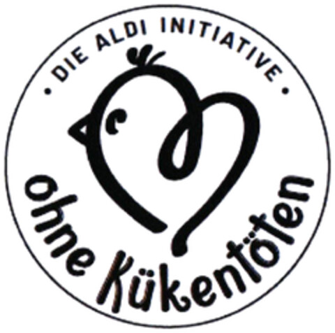 · DIE ALDI INITIATIVE · ohne Kükentöten Logo (DPMA, 29.04.2020)