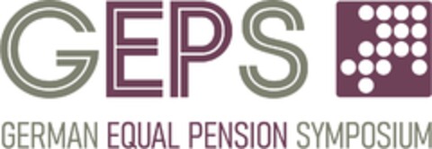 GEPS GERMAN EQUAL PENSION SYMPOSIUM Logo (DPMA, 10.07.2023)