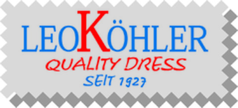 LEOKÖHLER QUALITY DRESS SEIT 1927 Logo (DPMA, 09.05.2023)