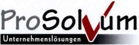 ProSolvum Unternehmenslösungen Logo (DPMA, 18.07.2003)