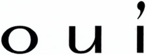 oui Logo (DPMA, 29.07.2003)