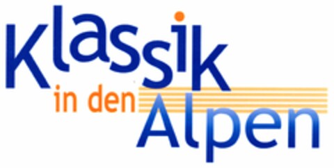 Klassik in den Alpen Logo (DPMA, 21.09.2004)