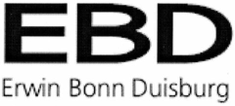 EBD Erwin Bonn Duisburg Logo (DPMA, 05/10/2005)