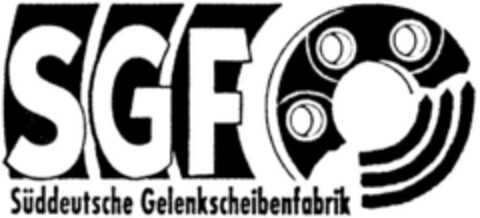 SGF  Süddeutsche Gelenkscheibenfabrik Logo (DPMA, 26.04.1995)