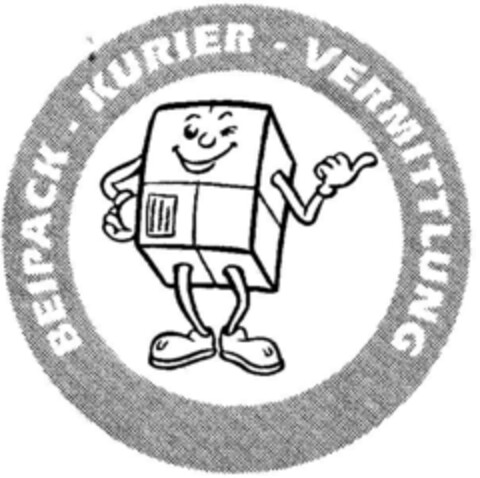 BEIPACK - KURIER - VERMITTLUNG Logo (DPMA, 25.06.1996)